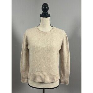 Jenni Kayne Everyday Sweater Wool Cashmere Blend In Oatmeal Women's XS